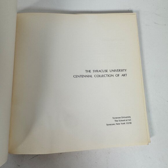 The Centennial Collection Syracuse University School of Art Catalog 1970 Vintage - Picture 3 of 10